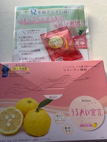 愛しとーと うるおい宣言 ゆず味 10g×30本 賞味期限 2026.2.4 プレゼント付