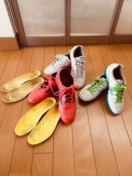 ★3足セット★アディダス /F50スパイク★ミズノ/モナルシーダネオ3トレシュー×2★22.0cm★