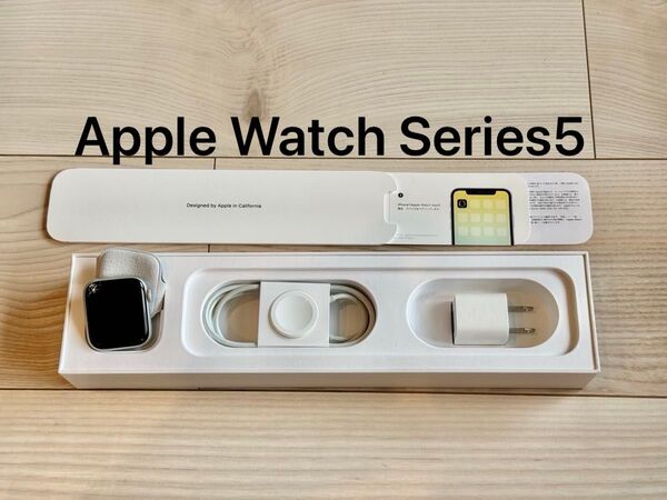Apple Watch Series5 40mm Silver Aluminum GPS 画面割れジャンク 当日発送