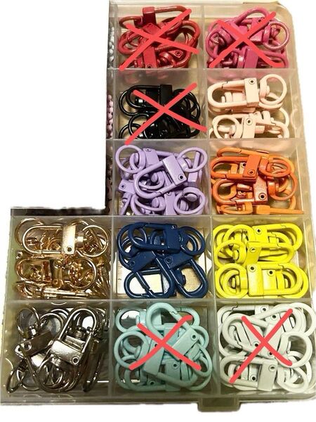 再入荷※【30円】キーホルダーパーツ バラ
