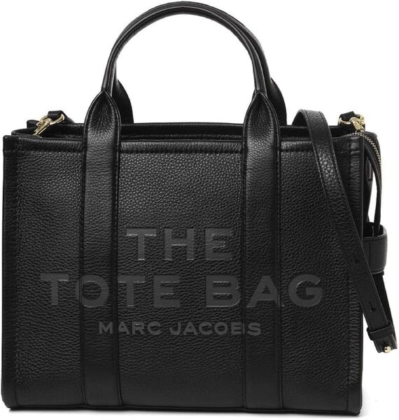 【新品】マークジェイコブス ザ レザー ミディアム トートバッグ ブラック MARC JACOBS LEATHER TOTE