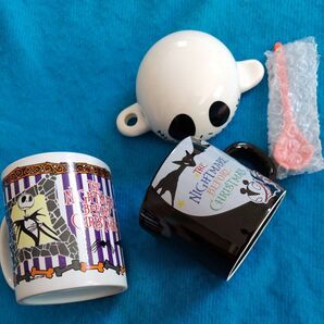 新品未使用 ナイトメア マグカップ&ジャックフタ付カップ 2点セット 食器 キャニスター 調味料入れ NIGHTMARE レア