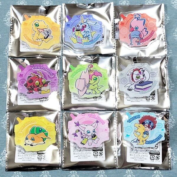 デジモンアドベンチャー トレーディングアクリルバッジ 全9種