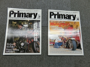 - PRIMARY MAGAZINE プライマリー ハーレーマガジン Vol.01 Vol.02 ハーレーダビッドソン 2冊セット