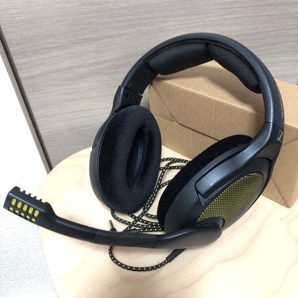 DROP PC38X ゼンハイザー ゲーミングヘッドホン 正常動作品 ヘッドパッド新品交換済