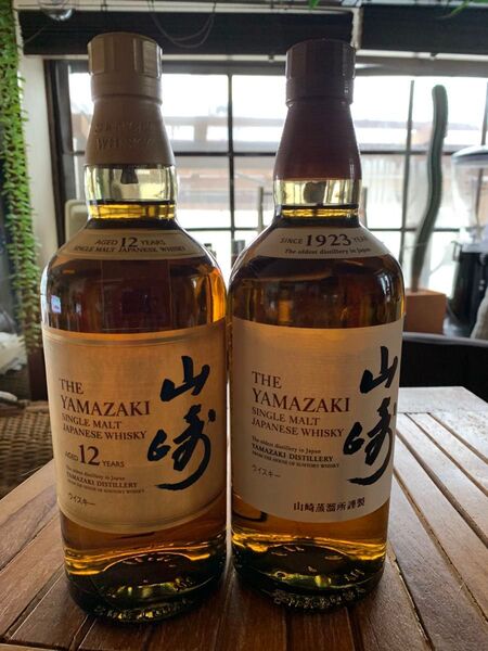 山崎12年700ml、ノンビンテージ 700ml 飲み比べセット
