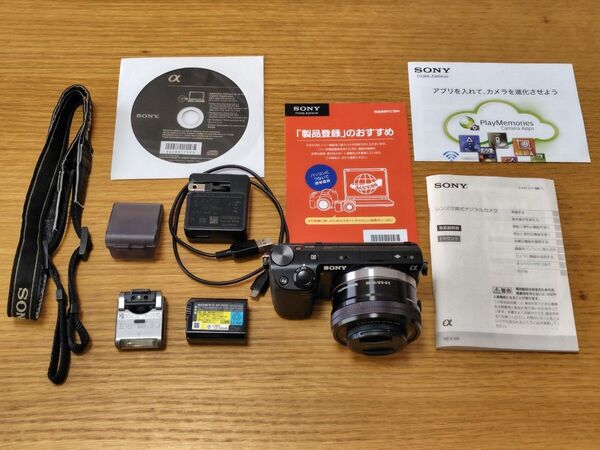 SONY NEX-5R ミラーレス一眼 パワーズームレンズキット SELP1650 Kenko PRO1D 40.5mm ソニー