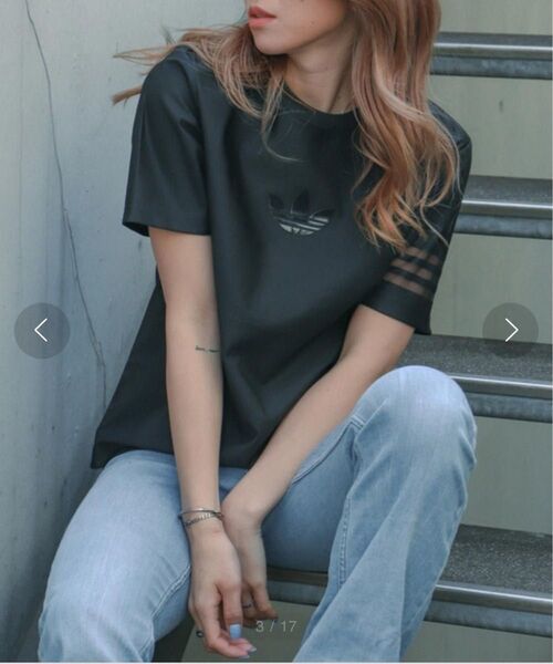 adidas アディダス Tシャツ ORI TEE PRIMEGREEN 袖メッシュ