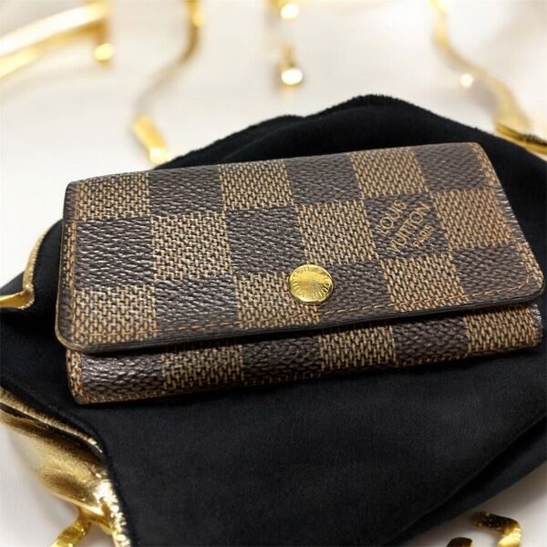 即完売級【美品・送料無料】ルイ・ヴィトン ダミエ 4連キーケース 正規品 LOUIS VUITTON