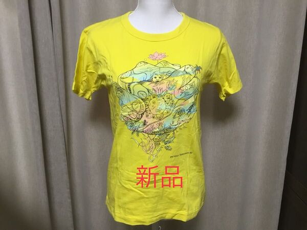 嵐(大野智デザイン)★ 新品 半袖 チャリティ Tシャツ イエロー S 1651