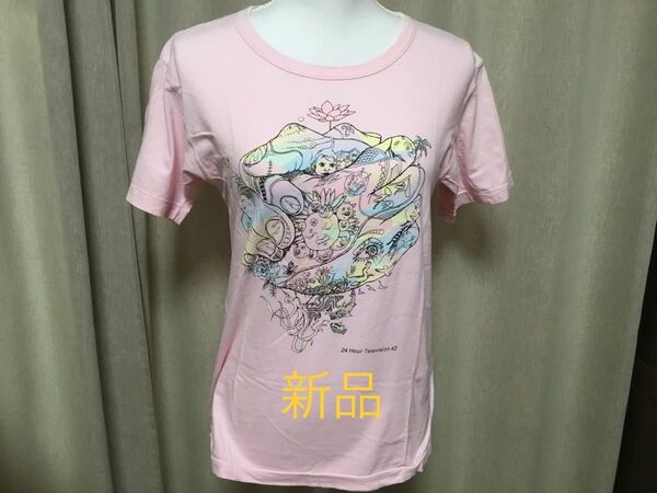 嵐(大野智デザイン)★ 新品 半袖 チャリティTシャツ ピンク S 1652