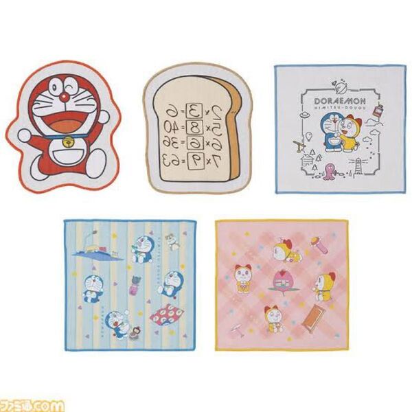 一番くじドラえもん ミニタオル 5枚フルコンプ 新品 未使用