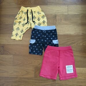 ハーフパンツ 3点SET 80