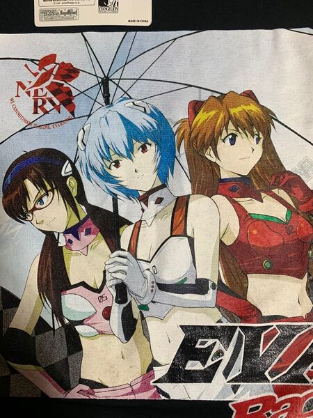 超レア物!マニア&コレクター必見!非売品 EVANGELION エヴァンゲリオン レーシングTシャツ 黒
