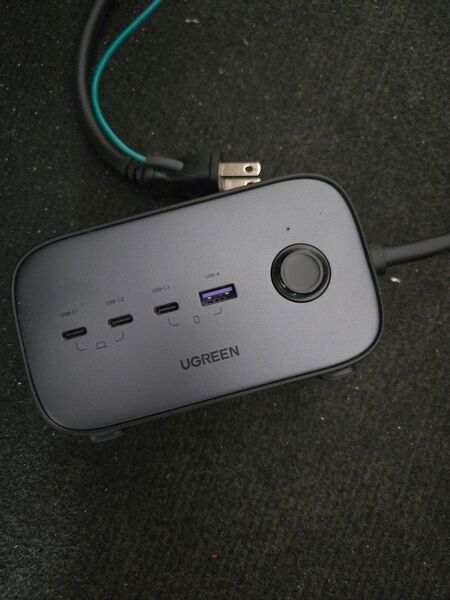 UGREEN DigiNest Pro 100W PD 充電器 7-in-1 USB-C電源タップ 1.8m AC1250W
