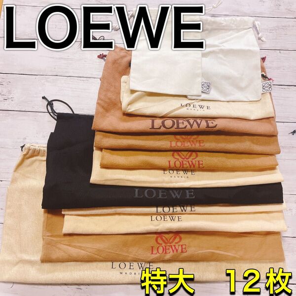 H2600 LOEWE ロエベ 特大 大 収納 保存袋 袋 まとめ バッグ