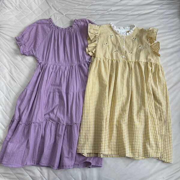 140 ワンピース 2枚セット BREEZE mamaraku