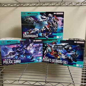 HG 1/144 GQuuuuuuX ジークアクス 軍警ザク ゲルググ スガイ機(GQ)新品3種類セット