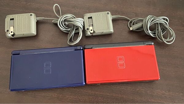 ニンテンドーDS Lite 2台 クリムゾンブラック エナメルネイビー