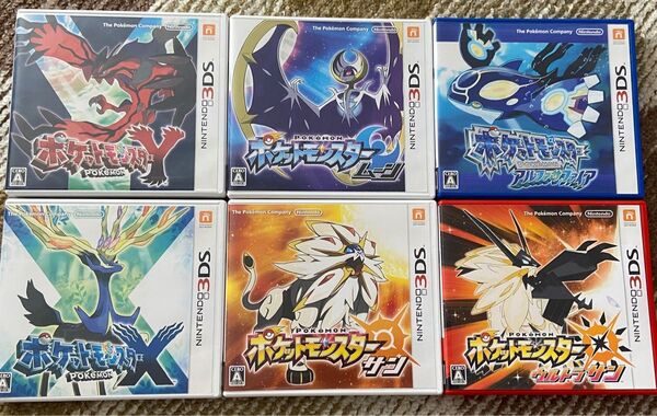 3DS ポケットモンスター X Y サン ムーン ウルトラサン アルファサファイア セット