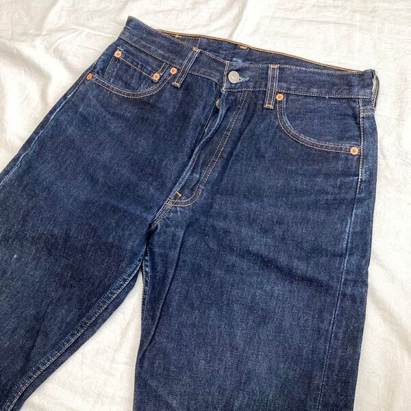 Levi's501 W30 USA製 濃紺 インディゴデニム ストレートジーンズ