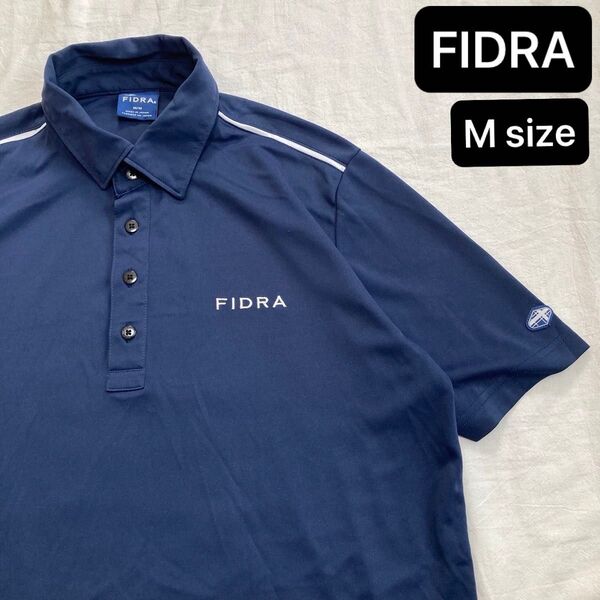 FIDRA フィドラ 日本製 ゴルフ ストレッチポロシャツ ネイビー ゴルフウェア