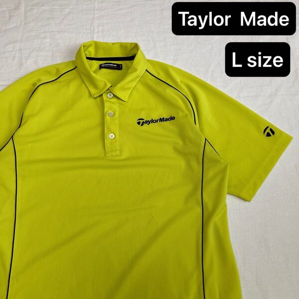 TaylorMade テーラーメイド ポロシャツ メンズゴルフウェア Lサイズ 半袖ポロシャツ ストレッチ春夏