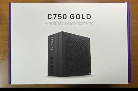 NZXT C750 PC電源ユニット 750W 80PLUS Gold 新品未使用