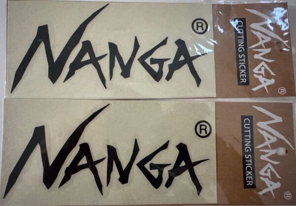 NANGA CUTTING STICKER 2枚セット ナンガ カッティングステッカー 新品未開封
