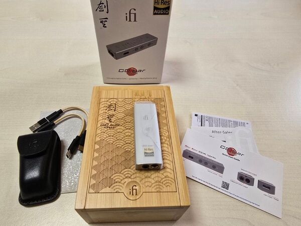 【未使用に近い】iFi audio Go bar 剣聖 Kensei