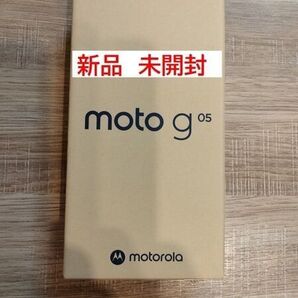 新品未開封未使用 Motorola moto g05 ミスティブルー