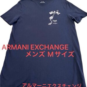 ☆アルマーニエクスチェンジ☆Armani Exchange Tシャツ メンズMサイズ カットソー 半袖 高品質 カジュアル 美品