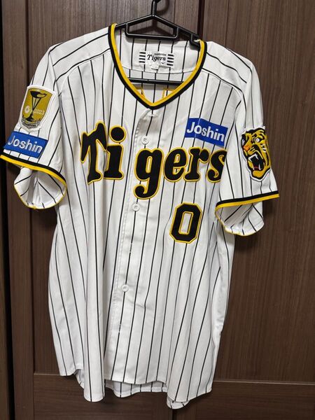阪神タイガース 木浪聖也 ユニフォーム 2023 チャンピオンエンブレム付 ユニフォーム メンズL
