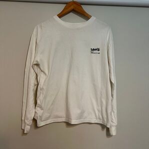BACK NUMBER ホワイト長袖カットソー M