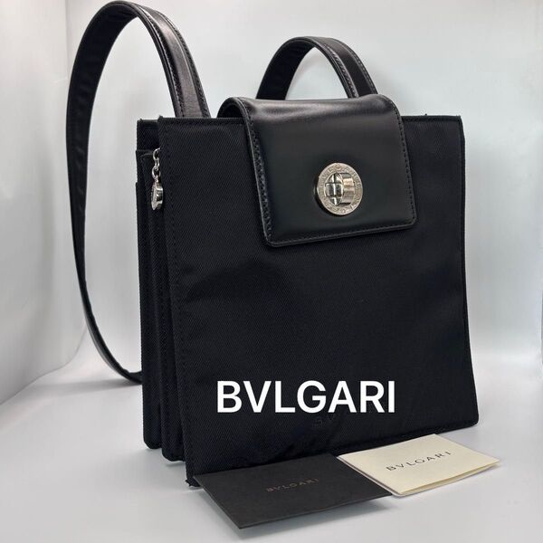 BVLGARI ワンショルダーバッグ キャンバスナイロン素材