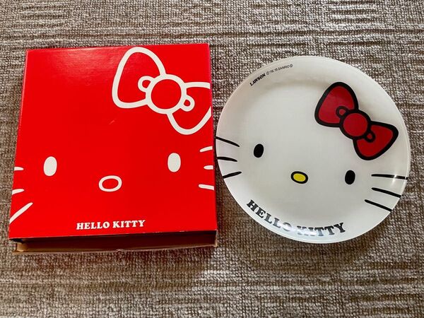 新品 HELLO KITTY ハローキティ ガラス パーティプレート 大皿 キティ お皿 サンリオ