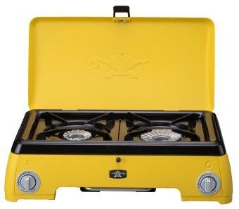 アラジン ポータブル ガス カセットコンロkama-do(ツーバーナー) 新品未開封