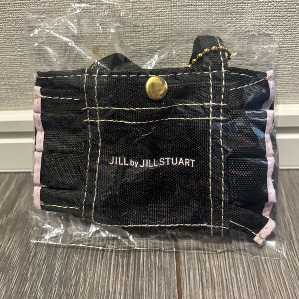 JILL by JILL STUART ジルバイジルスチュアート ミニフリルトートバッグキーホルダー 2 ネイビー×ピンク ガチャ