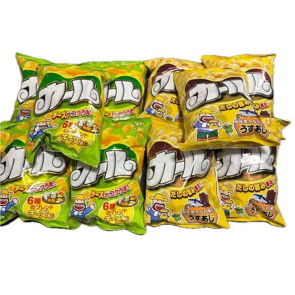 明治カール西日本限定、カルビー関西限定お菓子セット売り
