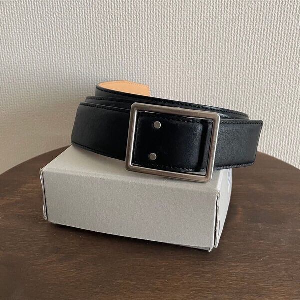 Graphpaper Holeless Leather Classic Belt 2 ブラック ベルト レザー
