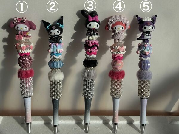 ハンドメイド ビーズボールペン