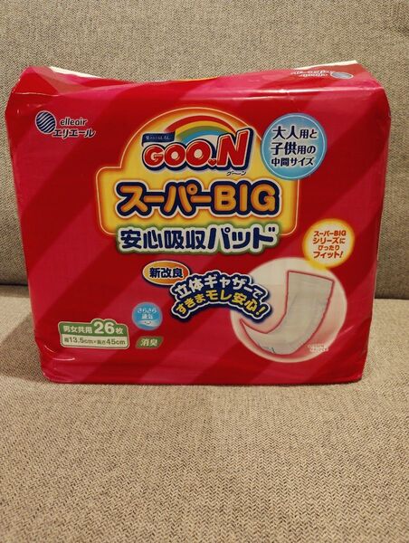 グーン スーパービッグ パッド 6パック