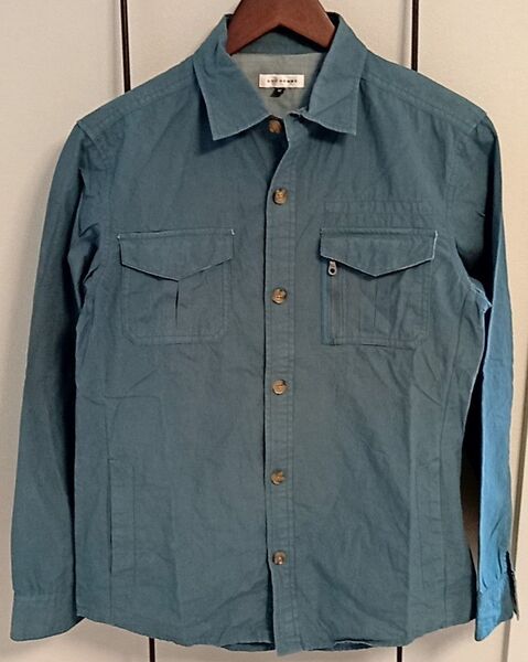 a.v.v HOMME 長袖シャツ ブルー M
