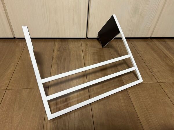 tower 洗濯機バスタオルハンガー マグネットハンガー 山崎実業 ホワイト 伸縮