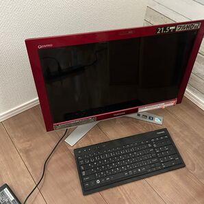 【ジャンク】 TOSHIBA Qosmio D710/T5BR 赤色 2011年春モデル 完全初期化 起動エラー キーボード 付属