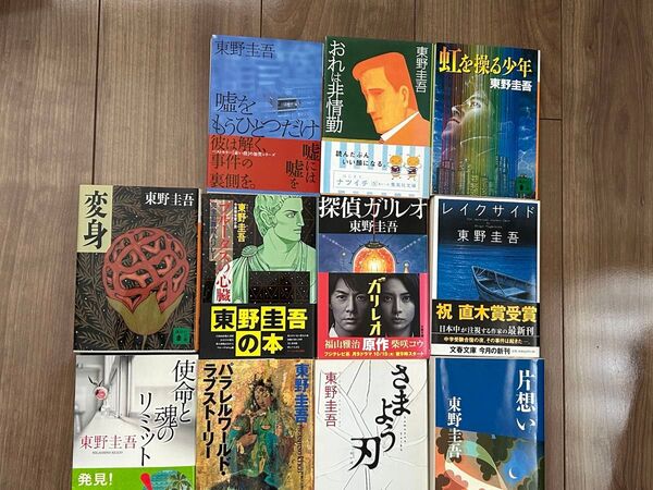 【まとめ売り】東野圭吾 11冊 探偵ガリレオ ブルータスの心臓 変身 さまよう刃 他 読書 単行本 書籍 文学 作品