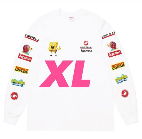 Supreme x SpongeBob Castelli Racing Tee