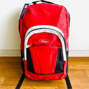【新品】ウィルソン『NCode』テニスラケットバッグ/バックパック/リュック/赤