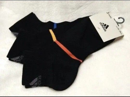 新品未使用 アディダス 靴下 26〜28cm 3足組 メンズ ソックス ショートソックス adidas 福助