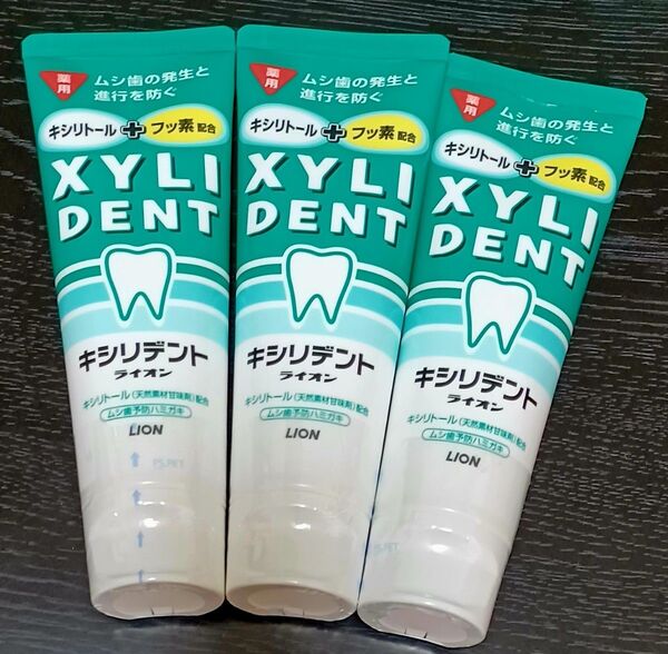 LION ライオン XYLIDENT キシリデント 120g 3本